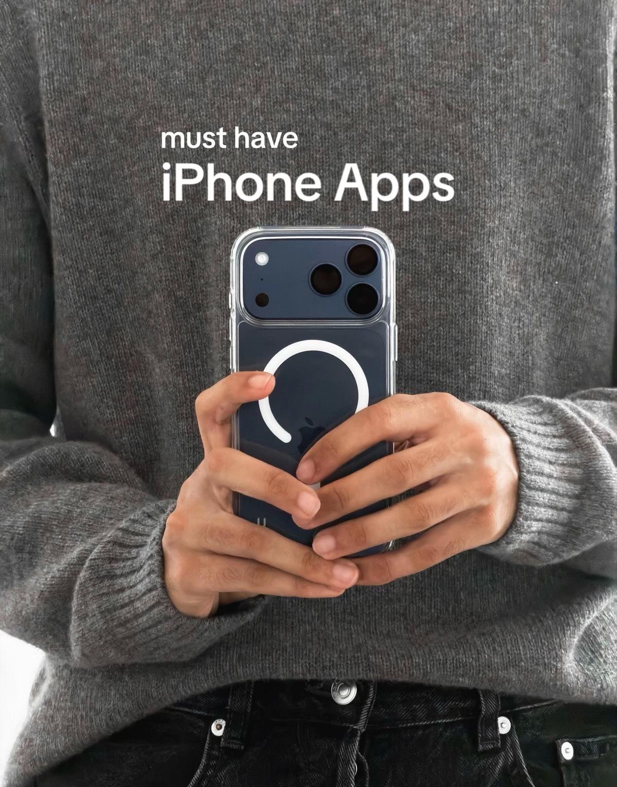 Here are some iPhone apps I think you should check out