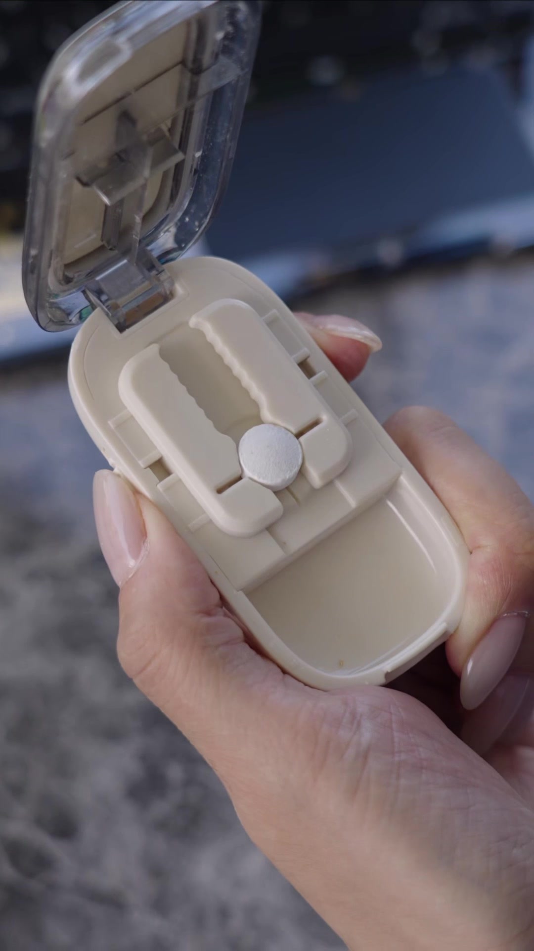 This tiny gadget just made pill cutting a no-brainer